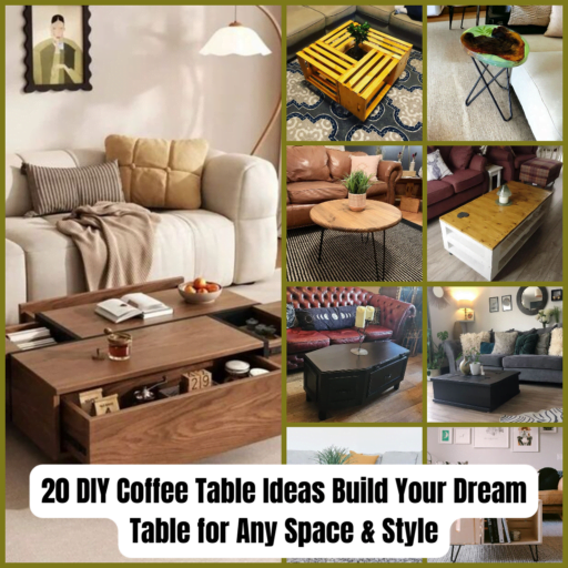 20 DIY Coffee Table Ideas Build Your Dream Table for Any Space & Style