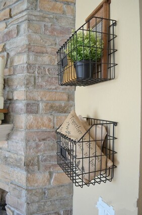 Maximize Vertical Space with Wire Baskets