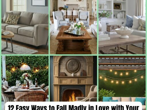 12 Easy Ways to Fall Madly in Love with Your Home Again