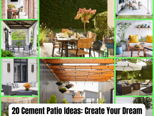 Cement Patio Ideas